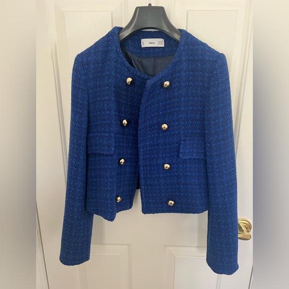 Blue Mango tweed jacket - Picture 2 of 8